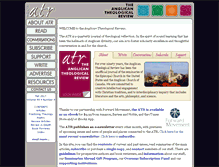 Tablet Screenshot of anglicantheologicalreview.org